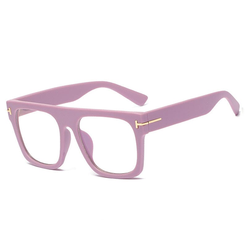 Alonso Unisex Rectangle Couple Glasses Rectangle Frames Southood C9 purple 