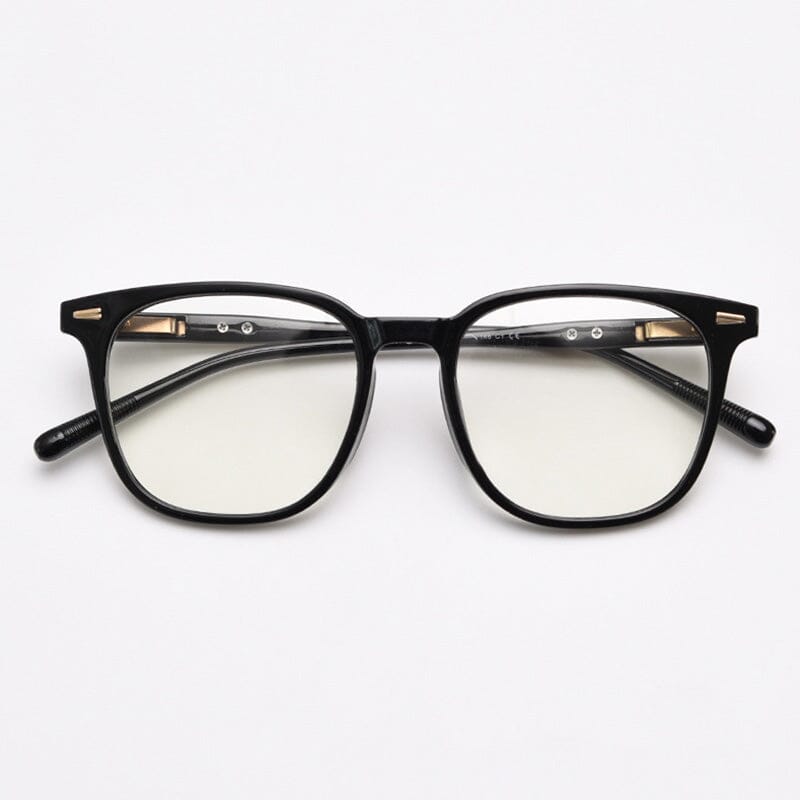 Bliss Vintage TR90 Eyeglasses Frame Rectangle Frames Southood Black 