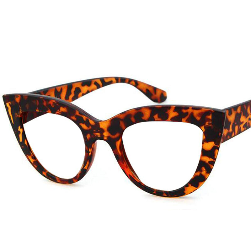 Carmen Vintage Cat Eye Glasses Frame Cat Eye Frames Southood Leopard without lens 
