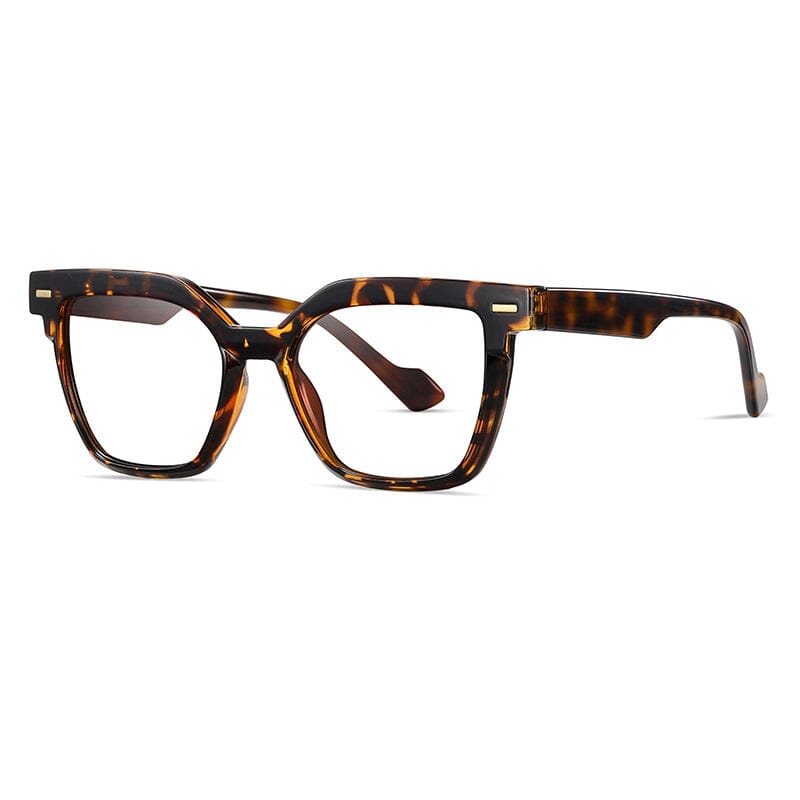 Carmine Vintage TR90 Eyeglasses Cat Eye Frames Southood Leopard 