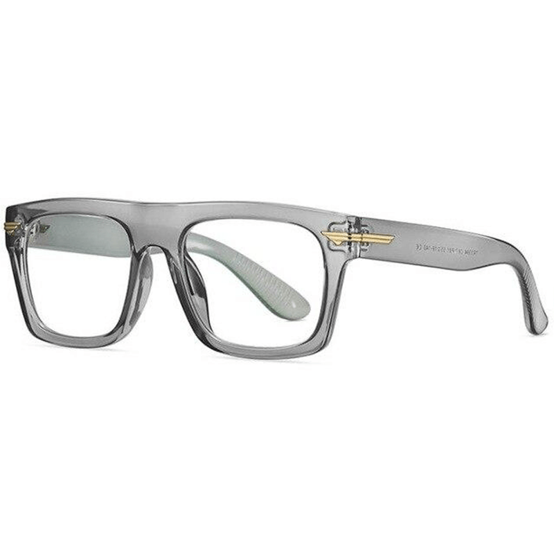 Edwin Retro Square TR90 Glasses Frame Rectangle Frames Southood Grey 