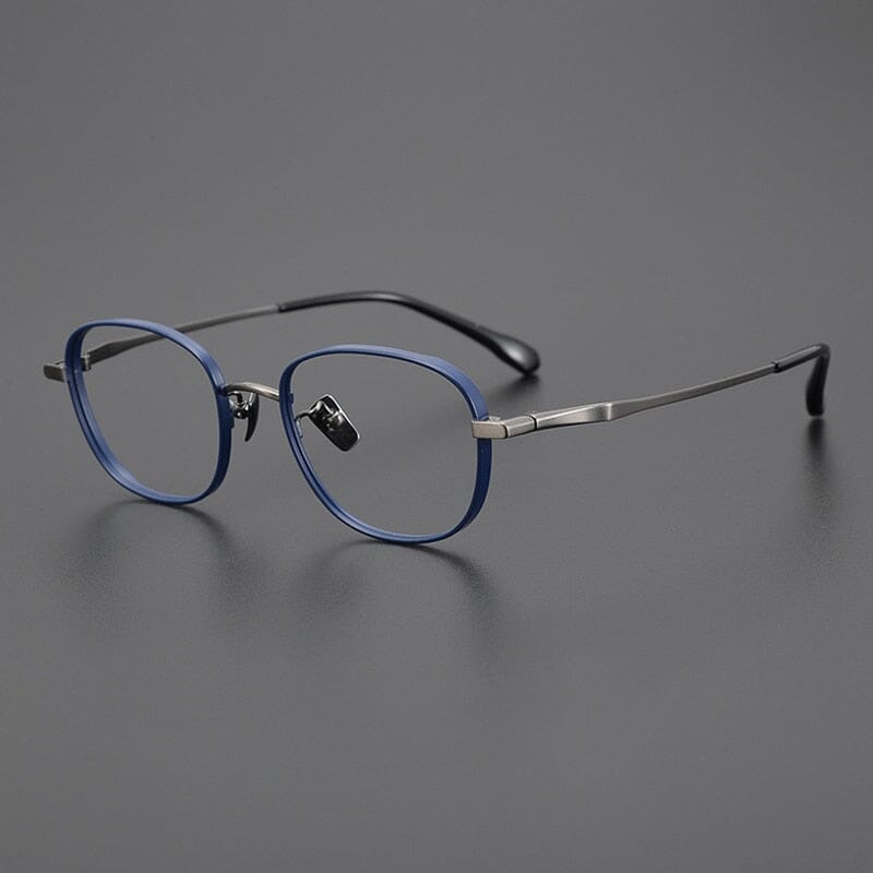 Firth Titanium Eyeglasses Frame Rectangle Frames Southood Blue 