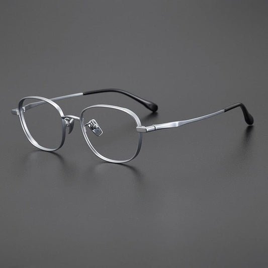 Firth Titanium Eyeglasses Frame Rectangle Frames Southood Silver 