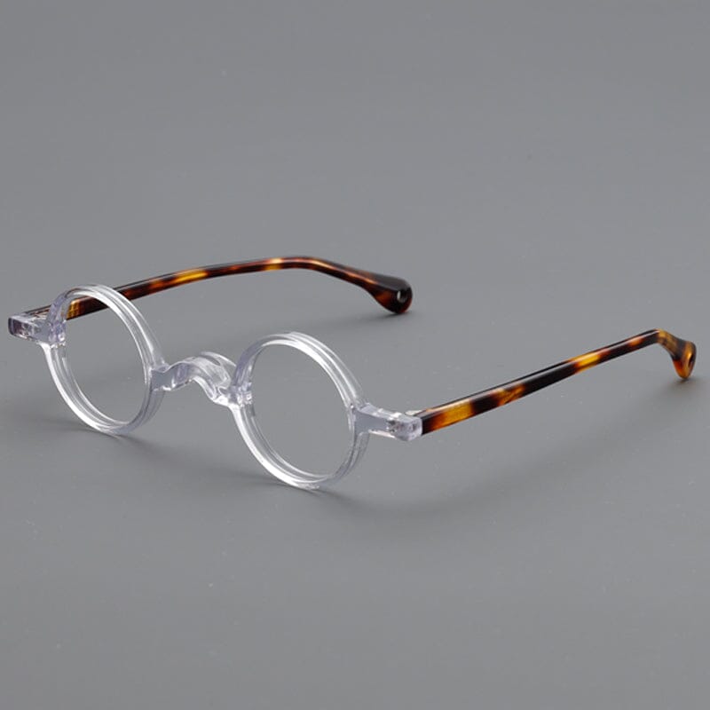 Jim Small Round Acetate Glasses Frame Round Frames Southood Clear 