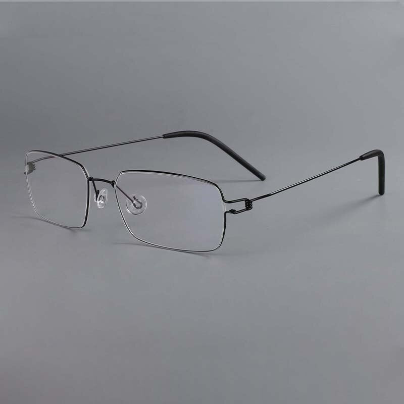 Kye Square Glasses Frame Rectangle Frames Southood Black 