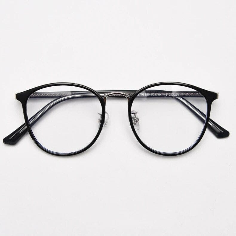 Lindi TR90 Vintage Eyeglass Frame Cat Eye Frames Southood Black 