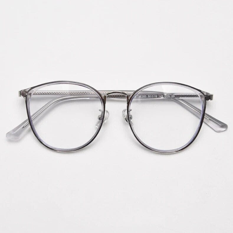 Lindi TR90 Vintage Eyeglass Frame Cat Eye Frames Southood Grey 