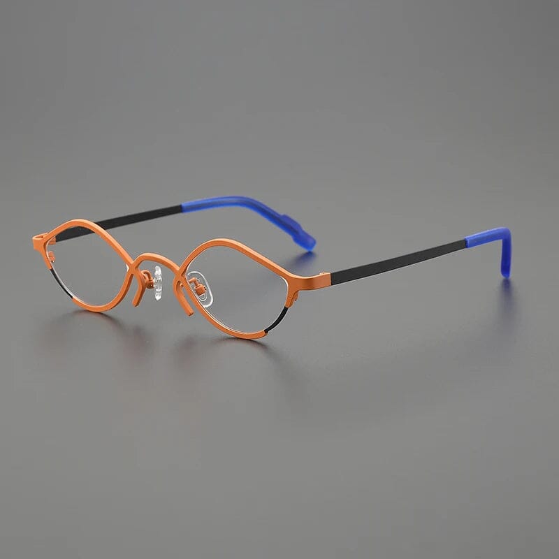 Pam Cat Eyes Titanium Glasses Frame Cat Eye Frames Southood Orange 