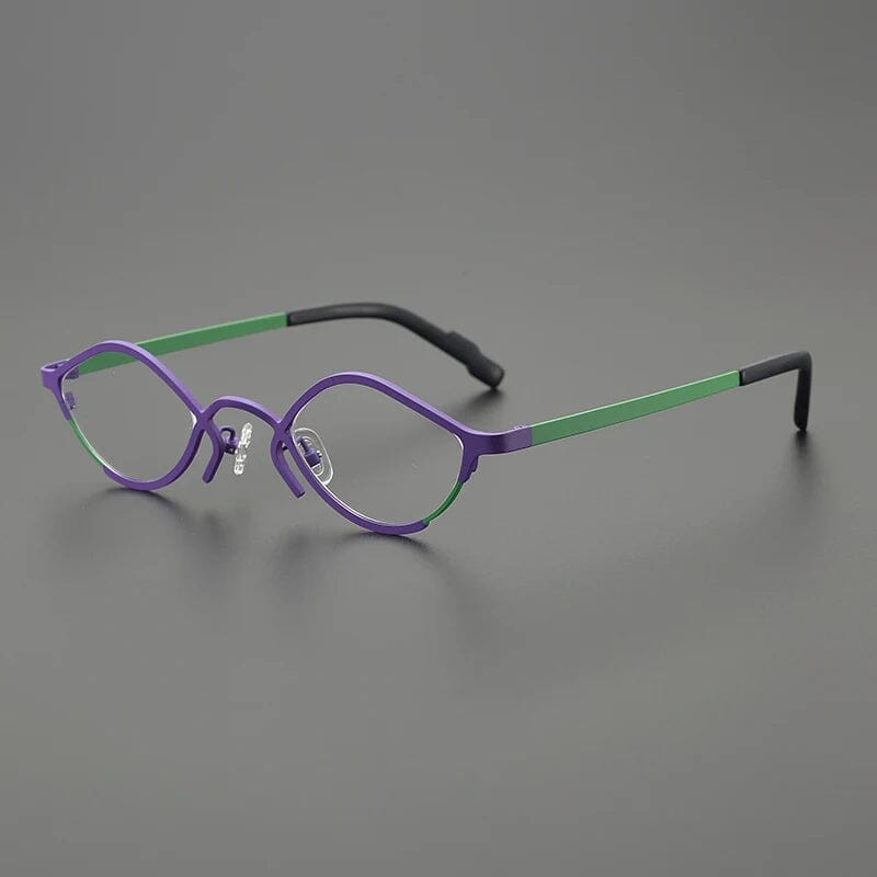Pam Cat Eyes Titanium Glasses Frame Cat Eye Frames Southood Purple 